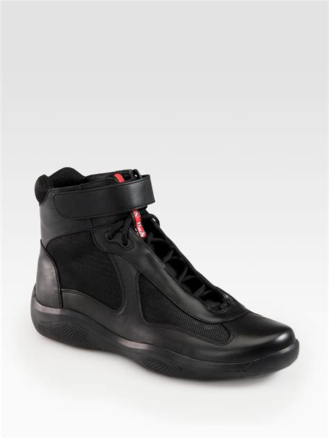 cheap prada tennis shoes|high top prada sneakers.